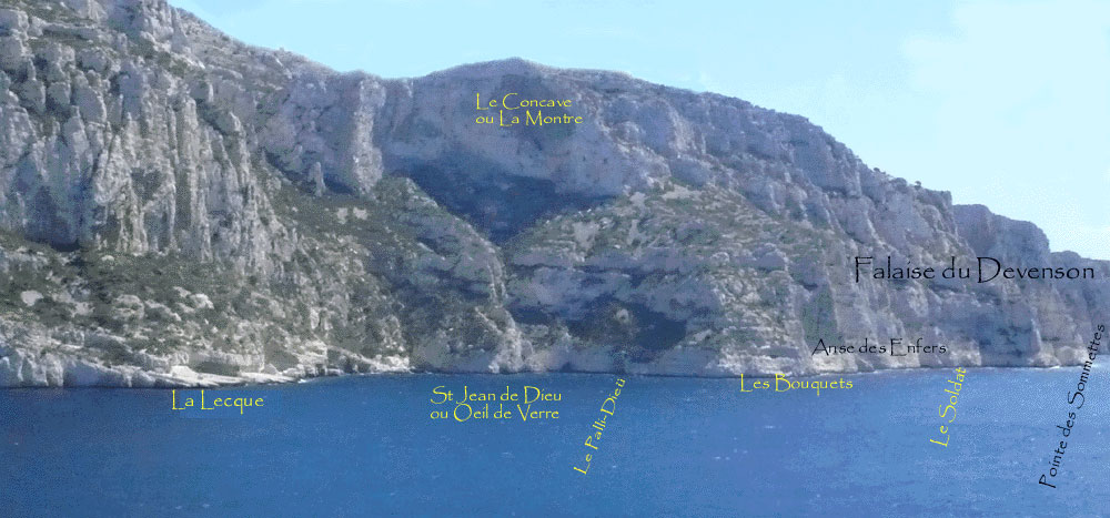 de la lecque aux sommettes